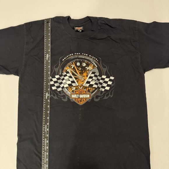Vintage Y2K Harley Davidson 2005 Battlefield Gettysburg PA Size XL Black Tee - Picture 6 of 7